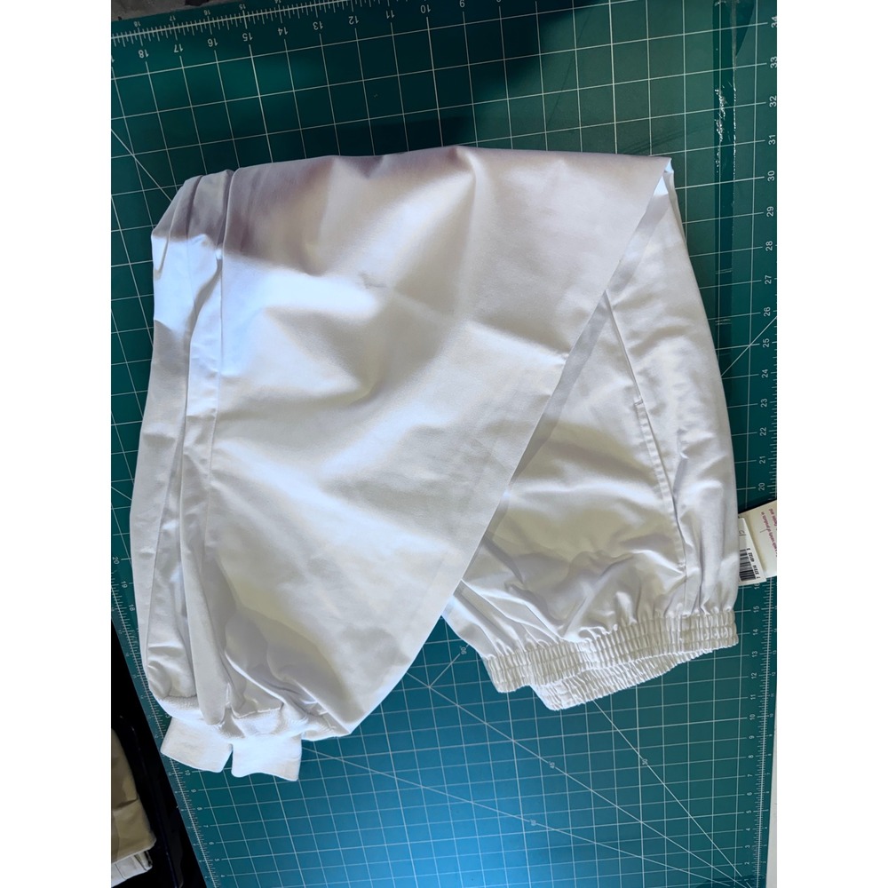 Cherokee Inspired Comfort White Scrub Pants Elastic Waist Cuffs XL Style 160 NWT